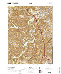 Aliquippa 2019 topographic map thumbnail