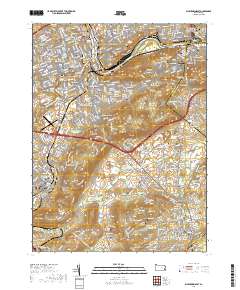 Allentown East 2019 topographic map thumbnail