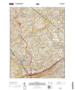 Ambler 2019 topographic map thumbnail