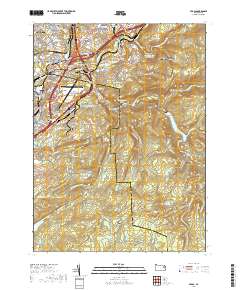 Avoca 2019 topographic map thumbnail