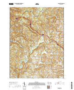 Bakersville 2019 topographic map thumbnail