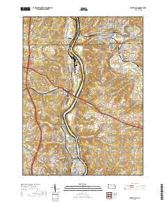 Beaver Falls 2019 topographic map thumbnail