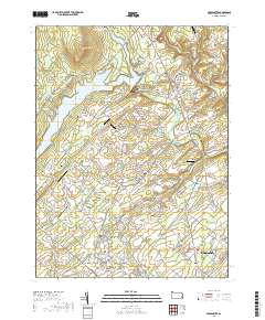 Bedminster 2019 topographic map thumbnail