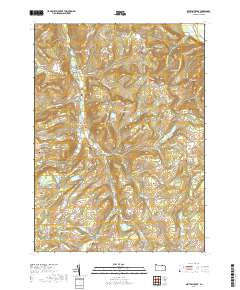 Bentley Creek 2019 topographic map thumbnail