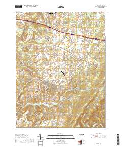 Berlin 2019 topographic map thumbnail