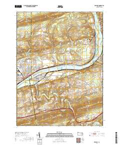 Berwick 2019 topographic map thumbnail