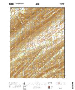 Blain 2019 topographic map thumbnail