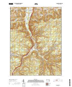 Blossburg 2019 topographic map thumbnail