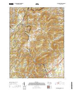Blue Ridge Summit 2019 topographic map thumbnail