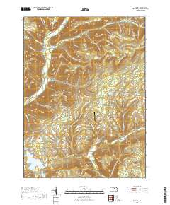 Bodines 2019 topographic map thumbnail