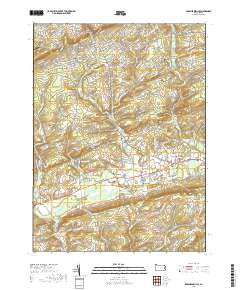 Brodheadsville 2019 topographic map thumbnail