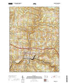 Brookville 2019 topographic map thumbnail