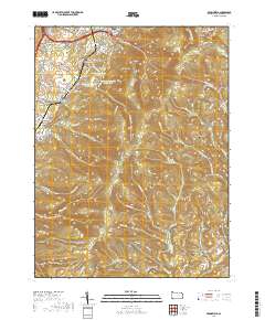Brownfield 2019 topographic map thumbnail