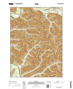 Bullis Mills 2019 topographic map thumbnail