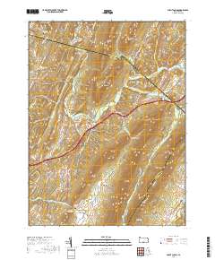 Burnt Cabins 2019 topographic map thumbnail