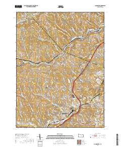 Canonsburg 2019 topographic map thumbnail