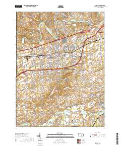 Carlisle 2019 topographic map thumbnail