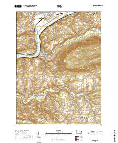 Catawissa 2019 topographic map thumbnail