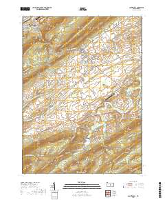 Centre Hall 2019 topographic map thumbnail