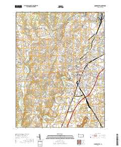 Chambersburg 2019 topographic map thumbnail