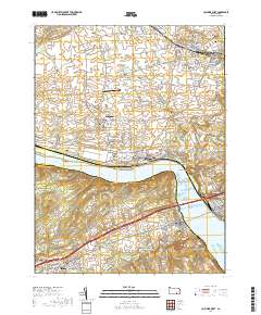 Columbia West 2019 topographic map thumbnail