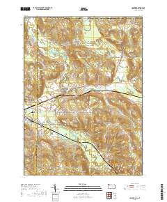 Columbus 2019 topographic map thumbnail