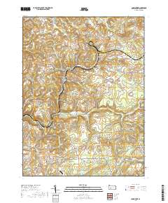 Commodore 2019 topographic map thumbnail
