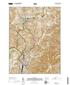 Connellsville 2019 topographic map thumbnail