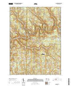 Cooksburg 2019 topographic map thumbnail