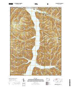 Cornplanter Run 2019 topographic map thumbnail