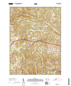 Corsica 2019 topographic map thumbnail