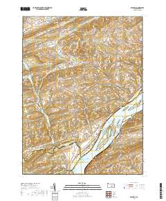 Dalmatia 2019 topographic map thumbnail