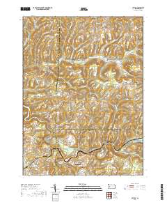 Dayton 2019 topographic map thumbnail