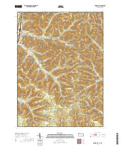 Derrick City 2019 topographic map thumbnail