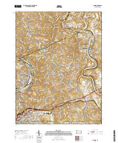 Donora 2019 topographic map thumbnail