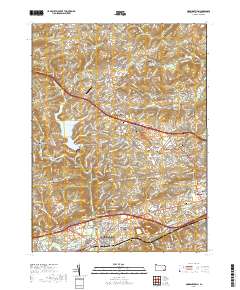 Downingtown 2019 topographic map thumbnail