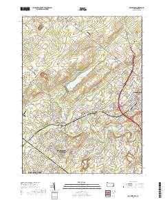 Doylestown 2019 topographic map thumbnail