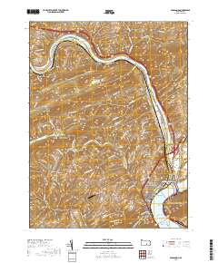 Duncannon 2019 topographic map thumbnail