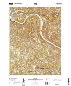 East Brady 2019 topographic map thumbnail