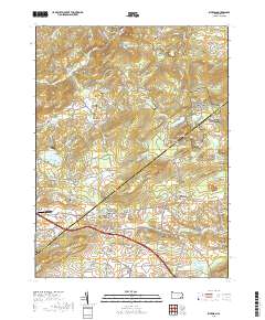Elverson 2019 topographic map thumbnail