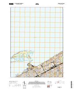 Erie North 2019 topographic map thumbnail