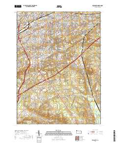 Erie South 2019 topographic map thumbnail