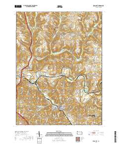 Evans City 2019 topographic map thumbnail