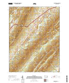 Fannettsburg 2019 topographic map thumbnail