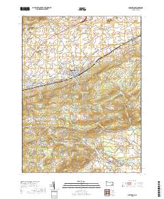 Fleetwood 2019 topographic map thumbnail
