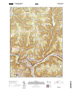 Franklin 2019 topographic map thumbnail