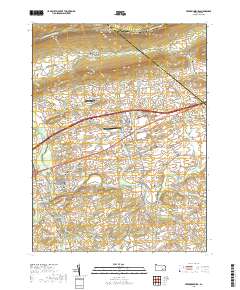 Fredericksburg 2019 topographic map thumbnail