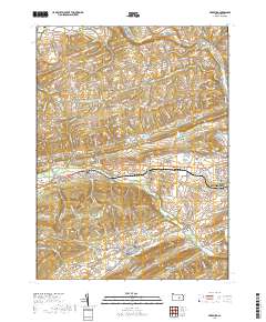 Freeburg 2019 topographic map thumbnail
