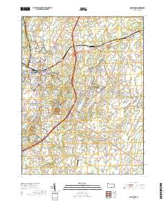 Gettysburg 2019 topographic map thumbnail