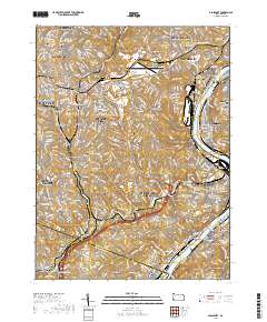 Glassport 2019 topographic map thumbnail